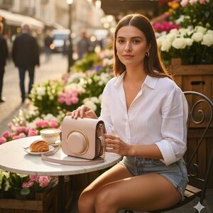 🆕 MK BAG for Spring 🌿🌿🌿 Michael Kors Leather Jet Set Crossbody - Rose Blush